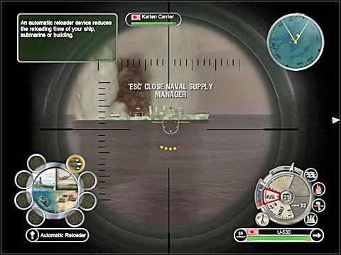 Gdy unicestwisz już amerykański konwój (lub w trakcie tej czynności) na mapie pojawi się kolejna formacja wrażych okrętów wojennych (tym razem znacznie silniejsza) nadpływając od północy - Misja 12 - Meet the Germans (cz.2) | Japonia | Battlestations Pacific - Battlestations: Pacific - poradnik do gry