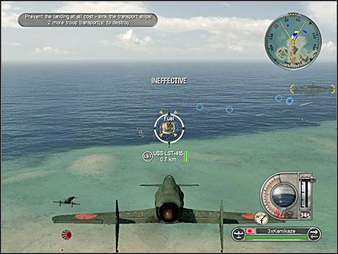 Do plaż atolu zaczną zbliżać się dwa amerykańskie lotniskowce - Misja 13 - The Road to Hawaii (cz.2) | Japonia | Battlestations Pacific - Battlestations: Pacific - poradnik do gry