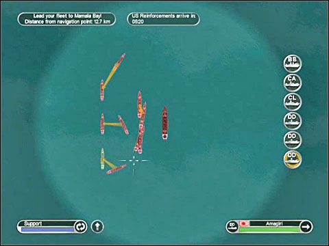 Proponuję tuż po rozpoczęciu gry wyrzucić z pokładów obu japońskich samolotów maksymalną liczbę samolotów - Misja 14 - Invasion of Hawaii (cz.1) | Japonia | Battlestations Pacific - Battlestations: Pacific - poradnik do gry