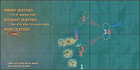 Zadania główne - Misja 2 - Battle of Cape Esperance (cz.1) | USA | Battlestations Pacific - Battlestations: Pacific - poradnik do gry
