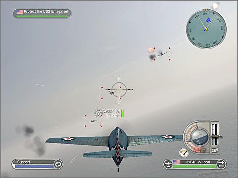 Niebawem samolot zwiadowczy wykryje japoński zespół okrętów wojennych (lotniskowiec Junyo w eskorcie dwóch niszczycieli) - Misja 3 - Battle of Santa Cruz (cz.1) | USA | Battlestations Pacific - Battlestations: Pacific - poradnik do gry