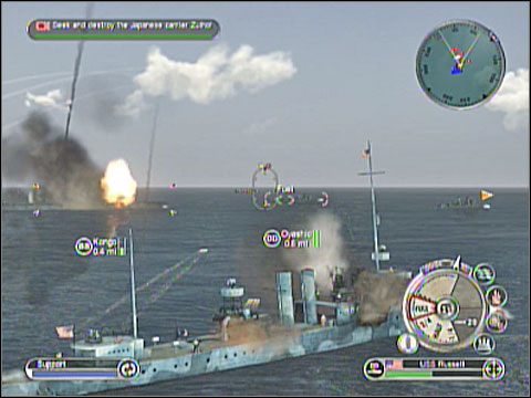 Później wróć wykonać to ostatnie już zadanie główne polegające na 2) odnalezieniu i zatopieniu japońskiego lotniskowca Zuiho - Misja 3 - Battle of Santa Cruz (cz.2) | USA | Battlestations Pacific - Battlestations: Pacific - poradnik do gry
