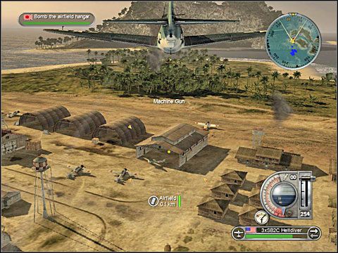 Ważniejsze jest jednak 2) zniszczenie wszystkich trzech japońskich baz kutrów torpedowych rozlokowanych u brzegów sąsiednich wysp, ponieważ systematycznie wysyłają one na otwarte morze kolejne takie łajby, które mają tylko jeden, niecny cel - zatopić twoje żelazka - Misja 9 - Divine Winds of Leyte | USA - Battlestations: Pacific - poradnik do gry