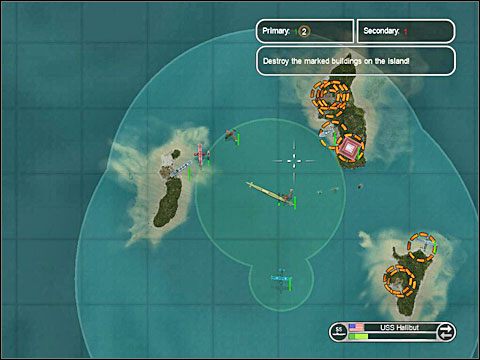 Komputer spróbuje ci utrudnić pracę nasyłając na twój okręt podwodny kolejne japońskie samoloty uzbrojone w bomby (głębinowe) - Misja 11 - Sub on Patrol (cz.1) | USA | Battlestations Pacific - Battlestations: Pacific - poradnik do gry