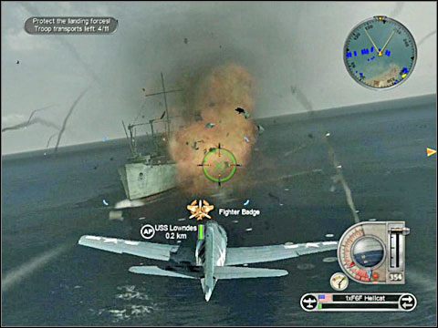 1 - Misja 13 - Invading Iwo Jima (cz.3) | USA | Battlestations Pacific - Battlestations: Pacific - poradnik do gry