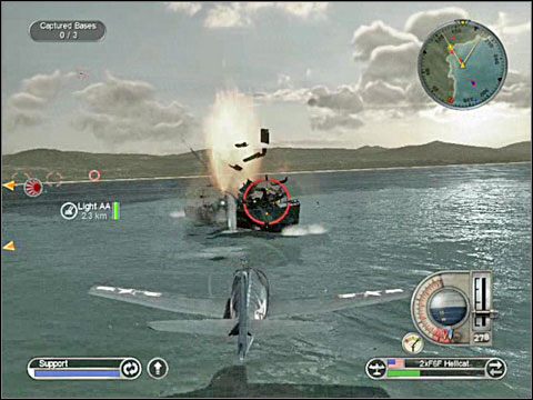 Oczywiście zwalczaj również wszelkiej maści lotnictwo wroga (w tym maszyny kamikadze) - Misja 14 - Battle of Okinawa (cz.1) | USA | Battlestations Pacific - Battlestations: Pacific - poradnik do gry