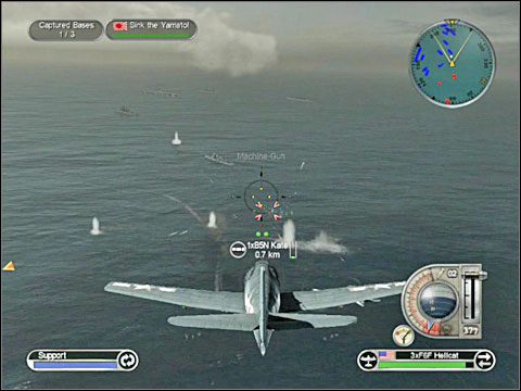 Na początku gry od wschodu przybędą też dwa wrogie niszczyciele - rozpraw się z nimi z pomocą swoich okrętów tego typu - Misja 14 - Battle of Okinawa (cz.1) | USA | Battlestations Pacific - Battlestations: Pacific - poradnik do gry