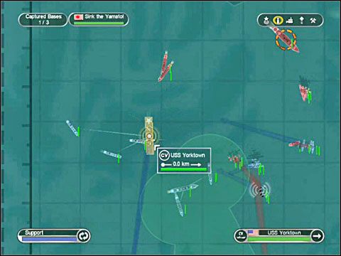Jeśli jednak nie uda ci się zatopić wrażego pancernika na pełnym morzu to i tak staniesz z nim jeszcze oko w oko, tyle, że nieco później - tak czy siak gad musi zostać zniszczony w tej misji - Misja 14 - Battle of Okinawa (cz.2) | USA | Battlestations Pacific - Battlestations: Pacific - poradnik do gry