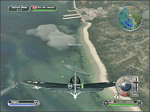 Sugeruję zniszczyć najpierw nalotem lub kilkoma stocznię przy brzegu - kutry będziesz miał z głowy - Misja 14 - Battle of Okinawa (cz.3) | USA | Battlestations Pacific - Battlestations: Pacific - poradnik do gry