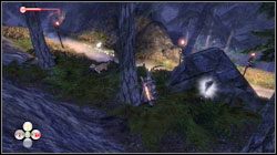 Po opuszczeniu Sun Shrine, na drodze po lewej stronie za kamieniem - Książki bibliofila w Fable II | Knothole Island - Fable II - poradnik do gry
