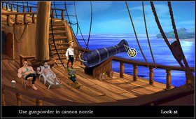 Line używamy na armacie, prochu używamy na jej lufie - Cz. II - Wyprawa - Opis przejścia - The Secret of Monkey Island: Special Edition - poradnik do gry