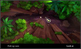 Schodzimy po linie, drugiej liny używamy na pniaku (sturdy stump ) - Cz. III - Pod małpią wyspą (1) - Opis przejścia - The Secret of Monkey Island: Special Edition - poradnik do gry