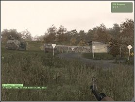 Wyjdź z lasu i skieruj się do zabudowań - Misja 3 - Amphibious Assault | Kampania w ArmA II - ArmA II - poradnik do gry