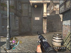 Możesz już ruszać w stronę kryjówki Caroline - Etap 2 - Zachodnie śródmieście #2 | Opis przejścia Wolfenstein - Wolfenstein - poradnik do gry