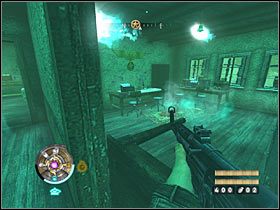 Musisz się tu bardzo pilnować, bo w środku powinni jeszcze znajdować się jacyś przeciwnicy - Etap 8 - Farma | Opis przejścia Wolfenstein - Wolfenstein - poradnik do gry