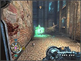 Musisz teraz skorzystać z pokazanego na pierwszym screenie przejścia - Etap 10 - Kościół (cz.1) | Opis przejścia Wolfenstein - Wolfenstein - poradnik do gry