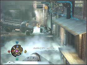 Pomieszczenie kontrolne jest pilnowane przez dość liczną grupkę żołnierzy wroga i tradycyjnie już najbardziej uważaj na przeciwnika z artefaktem - Etap 14 - Fabryka konserw (cz.3) | Opis przejścia Wolfenstein - Wolfenstein - poradnik do gry