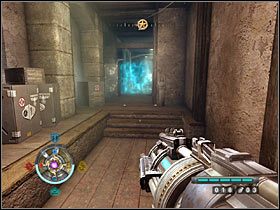 Odczekaj chwilę i upewnij się, że pozbyłeś się wszystkich niewidzialnych przeciwników - Etap 17 - Szczyt zamku (cz.1) | Opis przejścia Wolfenstein - Wolfenstein - poradnik do gry