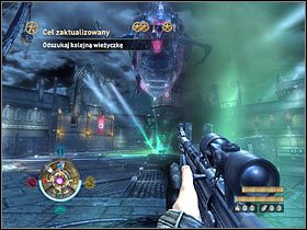 Musisz się teraz bronić przed nadbiegającymi mniejszymi stworkami - Etap 17 - Szczyt zamku (cz.2) | Opis przejścia Wolfenstein - Wolfenstein - poradnik do gry