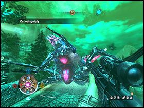 Jedynym urozmaiceniem tej potyczki będzie pojawianie się królowej za Twoimi plecami po tym jak ją na chwilę powalisz - Etap 17 - Szczyt zamku (cz.2) | Opis przejścia Wolfenstein - Wolfenstein - poradnik do gry