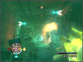 Zbliż się do schodów - Etap 21 - Wschodnie lotnisko | Opis przejścia Wolfenstein - Wolfenstein - poradnik do gry