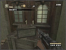 Sekret 5: W narożniku stacji kolejowej, gdzie odnalazłeś także sekret #4 - Etap 1 - Złoto | Sekrety Wolfenstein - Wolfenstein - poradnik do gry