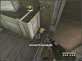 Sekret 9: Po przedostaniu się do drugiego budynku nie schodź od razu na dół, tylko skieruj się prosto (screen 1) - Etap 1 - Złoto | Sekrety Wolfenstein - Wolfenstein - poradnik do gry