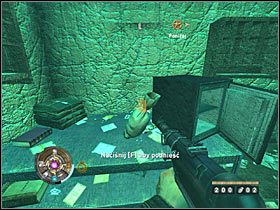 Sekret 25 (wschód): Na północ od jednego z głównych placów dzielnicy - Etap 1 i 6 - Złoto (cz.3) | Sekrety Wolfenstein - Wolfenstein - poradnik do gry