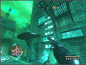 Sekret 3 (zachód): Użyj Woalu by dostrzec niewidzialną drabinkę - Etap 1 i 6 - Księgi | Sekrety Wolfenstein - Wolfenstein - poradnik do gry