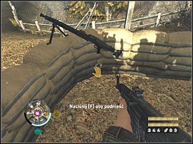 Sekret 2 (Farma): Przy uprzednio zneutralizowanym stanowisku maszynowym - Etap 8 i 9 - Złoto (cz.1) | Sekrety Wolfenstein - Wolfenstein - poradnik do gry