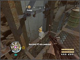 Sekret 13 (Pieczary): Po tym jak więzień odblokuje Ci przejście nie korzystaj od razu ze schodów, a zamiast tego udaj się w lewo - Etap 8 i 9 - Złoto (cz.2) | Sekrety Wolfenstein - Wolfenstein - poradnik do gry