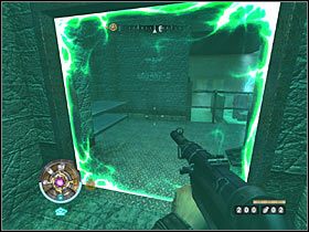 Sekrety 15 & 16 (Pieczary): Zniszcz generator z pomieszczenia, w którym znalazłeś sekret #14, a następnie użyj Woalu by przejść przez prawe drzwi - Etap 8 i 9 - Złoto (cz.2) | Sekrety Wolfenstein - Wolfenstein - poradnik do gry