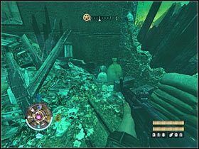 Sekret 5: Po przejściu przez niewidzialną bramę zbadaj niewielkie pomieszczenie - Etap 10 - Złoto (cz.1) | Sekrety Wolfenstein - Wolfenstein - poradnik do gry