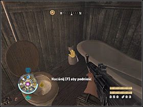 Sekret 17: Niedaleko miejsca, w którym musisz zniszczyć podłogę by zeskoczyć do katakumb - Etap 10 - Złoto (cz.2) | Sekrety Wolfenstein - Wolfenstein - poradnik do gry