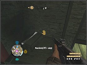 Sekret 8: Zmierzając w stronę trzeciego zakładnika musisz przeskoczyć nad barierką, lądując na pokazanych na pierwszym screenie skrzyniach - Etap 12 - Złoto | Sekrety Wolfenstein - Wolfenstein - poradnik do gry