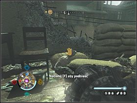 Sekret 12 (wschodnie centrum): Piętro budynku zlokalizowanego na wschód od kanałów, niedaleko worków z piaskiem - Etap 15 i 18 - Złoto (cz.2) | Sekrety Wolfenstein - Wolfenstein - poradnik do gry