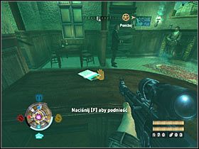 Sekret 1 - Projekt Panzerschreck (wschodnie centrum): Wewnątrz kryjówki handlarzy, na ladzie - Etap 15 i 18 - Wywiad | Sekrety Wolfenstein - Wolfenstein - poradnik do gry