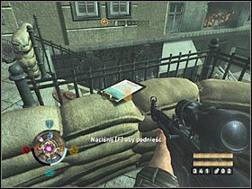 Sekret 9 (zachodnie centrum): Podwyższenie, na którym wysadzałeś ostatnią wieżę radiową - Etap 15 i 18 - Wywiad | Sekrety Wolfenstein - Wolfenstein - poradnik do gry