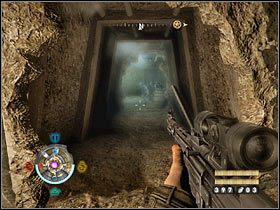 Sekrety 11 & 12 (szczyt): W głównej sali zniszcz generator, zbliż się do kominka i użyj Woalu by odkryć sekretne przejście - Etap 16 i 17 - Złoto | Sekrety Wolfenstein - Wolfenstein - poradnik do gry