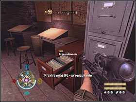 Sekret 4 - Żołnierz rakietowy (szczyt): Niedługo po zebraniu sekretu #3 znajdziesz się w pomieszczeniu z kilkoma przeciwnikami - Etap 16 i 17 - Wywiad i Księgi | Sekrety Wolfenstein - Wolfenstein - poradnik do gry