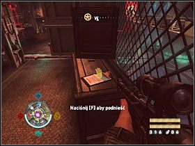 Sekret 3 - Sekcja dziobowa: Po zabezpieczeniu balkoniku z kilkoma przeciwnikami i zanim jeszcze wejdziesz do pomieszczenia gdzie do założenia jest dynamit - Etap 22 - Wywiad | Sekrety Wolfenstein - Wolfenstein - poradnik do gry