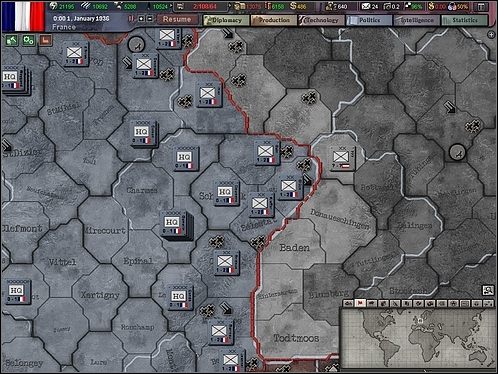 Linia Maginota. - Francja | Porady szczegółowe | Hearts of Iron III - Hearts of Iron III - poradnik do gry