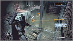 Po dotarciu na górę skorzystaj z pokazanego na pierwszym screenie wejścia do szybu wentylacyjnego - Ukryte osiągnięcia (zestawienie cz.2) | Fabuła | Batman Arkham Asylum - Batman: Arkham Asylum - poradniki