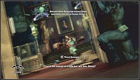 Kucnij i ostrożnie zbliż się do przejścia prowadzącego do pomieszczenia z zakładniczką - Ukryte osiągnięcia (zestawienie cz.5) | Fabuła | Batman Arkham Asylum - Batman: Arkham Asylum - poradniki