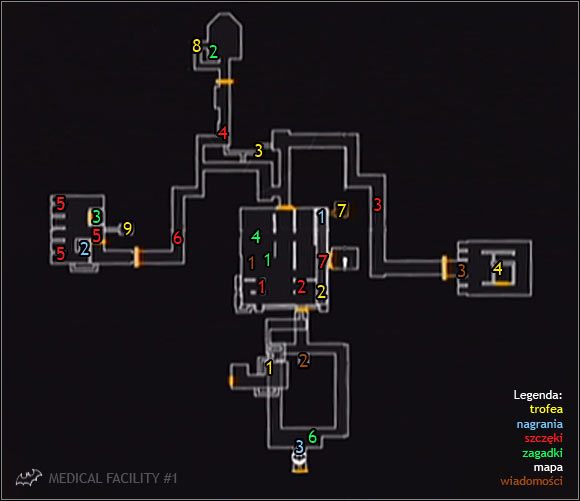 1 - Medical Facility - Mapy | Sekrety | Batman Arkham Asylum - Batman: Arkham Asylum - poradniki