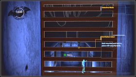 Załącz tryb detektywa i zbadaj północną ścianę pomieszczenia, a powinieneś odnaleźć kolejne wejście do szybu wentylacyjnego - Intensive Treatment (cz.1) | Opis przejścia Batman Arkham Asylum - Batman: Arkham Asylum - poradniki