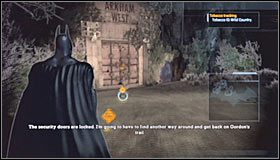 Przed Tobą zbliżone zadanie do tego z poprzedniej lokacji - Arkham Island | Opis przejścia Batman Arkham Asylum - Batman: Arkham Asylum - poradniki