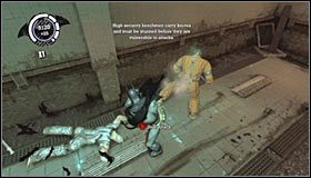 Po wysłuchaniu rozmowy z Oracle powróć do strefy Lower Corridor - Medical Facility (cz.4) | Opis przejścia Batman Arkham Asylum - Batman: Arkham Asylum - poradniki