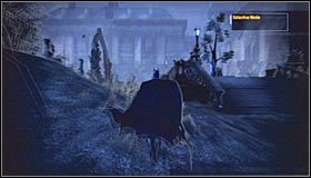 W okolicy znajduje się jeszcze pokazanych na pierwszym screenie dwóch snajperów pilnujących dostępu do Arkham Mansion - Arkham Island #3 | Opis przejścia Batman Arkham Asylum - Batman: Arkham Asylum - poradniki