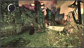 Zeskocz na niższą półkę i skieruj się w prawo, a po kilku chwilach dotrzesz do miejsca, w którym do pokonania będzie druga grupa szkieletów - Arkham Mansion (cz.3) | Opis przejścia Batman Arkham Asylum - Batman: Arkham Asylum - poradniki